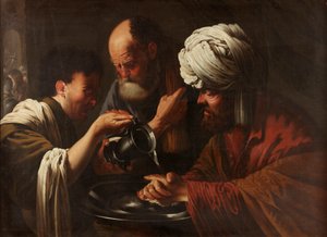 Pilatus wäscht seine Hände, ca. 1615-1628