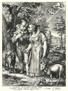 Frühling von Hendrik (after) Goltzius