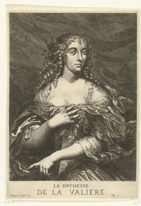 Porträt von Louise Françoise de La Baume Le Blanc de la Vallière
