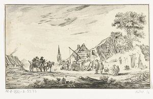 Dorfansicht von Hendrik Busserus