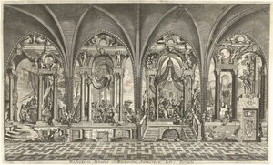 Malereien im Refektorium der St. Michaelsabtei in Antwerpen von Hendrik Causé