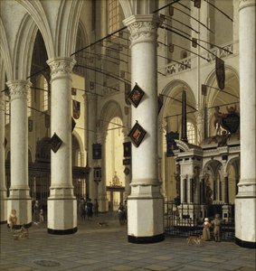 Innenraum der Nieuwe Kerk, Delft