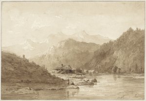 Berglandschaft mit einem See
