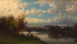 Landschaft bei Granby, Connecticut, ca. 1870 von Hendrik Dirk Kruseman van Elten