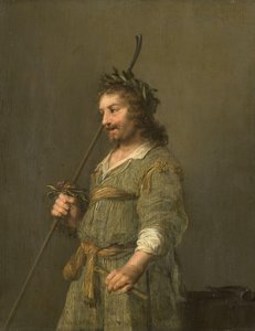 Porträt eines Mannes als Schäfer verkleidet von Hendrik Gerritsz Pot