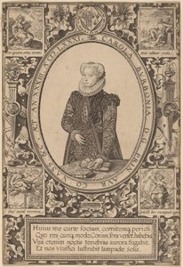 Charlotte von Bourbon von Hendrik Goltzius