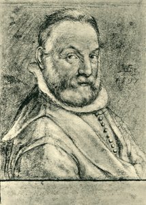 Porträt eines Mannes mit Bart, 1597, 1943 von Hendrik Goltzius