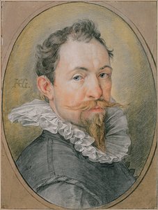 Selbstporträt, ca. 1594 von Hendrik Goltzius