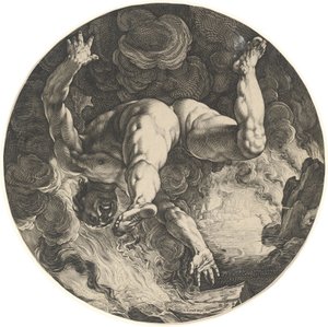 Ixion von Hendrik Goltzius after Cornelis Cornelisz van Haarlem