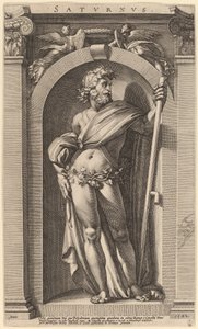 Saturn von Hendrik Goltzius after Polidoro da Caravaggio