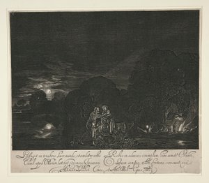 Die Flucht nach Ägypten von Hendrik Goudt