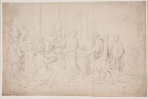 Rebekka am Brunnen von Hendrik Krock
