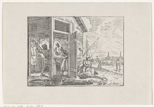 Figuren in einer Schmiede und bei der Feldarbeit von Hendrik Numan