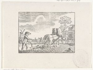 Landarbeiter bei der Arbeit von Hendrik Numan