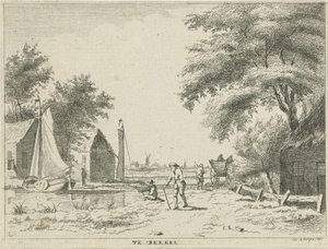 Ansicht eines Flusses von Hendrik Roosing