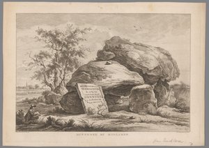 Hünengrab bei dem Dorf Midlaren von Hendrik Schwegman