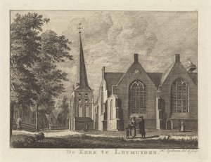 Ansicht von Leimuiden von Hendrik Spilman