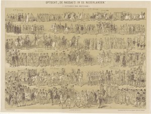 Parade der Nassaus in den Niederlanden (1. September 1888, Amsterdam) von Hendrik Verlint