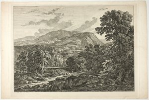 Römische Landschaft von Hendrik Voogd