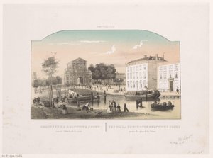 Ansicht des Delfter Tors in Rotterdam von Hendrik Wilhelmus Last (attributed to)