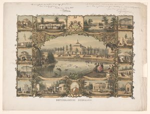 Ansichten des Zoos in Rotterdam von Hendrik Wilhelmus Last