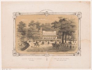 Gesellschaft in der Haarlemmerhout in Haarlem von Hendrik Wilhelmus Last