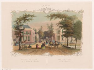 Straße in Velp bei Arnhem von Hendrik Wilhelmus Last