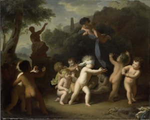 Putti beim Spielen