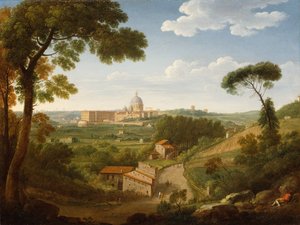 Der Vatikan vom Monte Mario von Hendrik van Lint