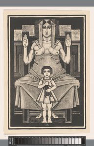 Mutter mit Kind von Henk Schilling