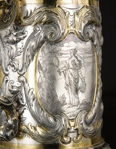 Detail eines Krugs, Danzig, ca. 1670 von Hennick (attr. to) Probst