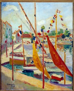 14. Juli in Saint Tropez, Gemälde von Henri Manguin, 1905