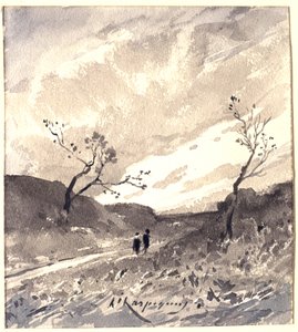Landschaft in den Landes von Henri-Joseph Harpignies