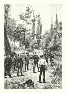 Eingreifen der Gendarmen