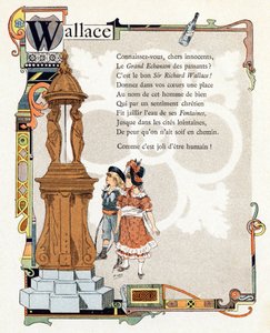 Illustration für "Alphabet der guten Beispiele", ca. 1890 (Gravur) von Henri (1858 1924) Gray