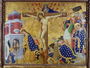 Der St. Denis Altar, fertiggestellt 1416 für die Kirche der Kartause von Champnol