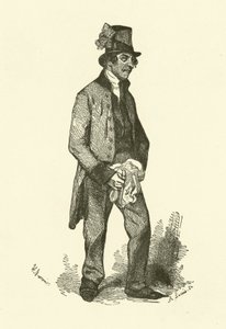Der Stumme (Gravur) von Henri Bonaventure (after) Monnier
