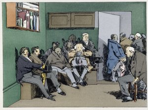 Ein Tag der Anhörung - in Administrative morals von Henri Monnier