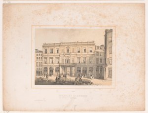 Ansicht der königlichen Sankt-Hubertus-Galerien in Brüssel
