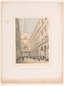 Innenansicht der königlichen St.-Hubertus-Galerien in Brüssel