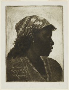 Kopf einer Negerin, ca. 1888