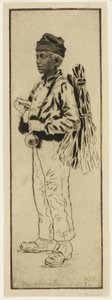 Der Schornsteinfeger, ca. 1890 (Radierung und Kaltnadel) von Henri Charles Guérard