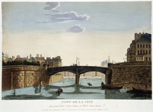 Le Pont de la Cité - in „Views of Paris“ von Courvoisier von Henri Courvoisier Voisin