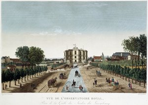 Ansicht des Königlichen Observatoriums - in „Vues de Paris“ von Henri Courvoisier Voisin