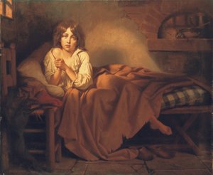 Dauphin Louis XVII im Tempelgefängnis, 1851 von Henri Decaisne
