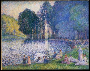 Der See im Bois de Boulogne, ca. 1899