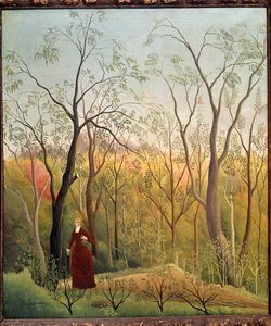 Ein Spaziergang im Wald von Henri Emilien Rousseau