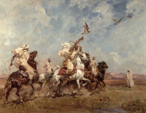 Der Falkensport von Henri Emilien Rousseau