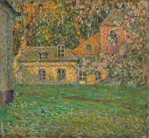 Blühende Bäume von Henri Eugene Augustin Le Sidaner
