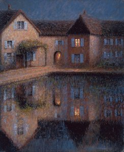 Haus am Wasser von Henri Eugene Augustin Le Sidaner
